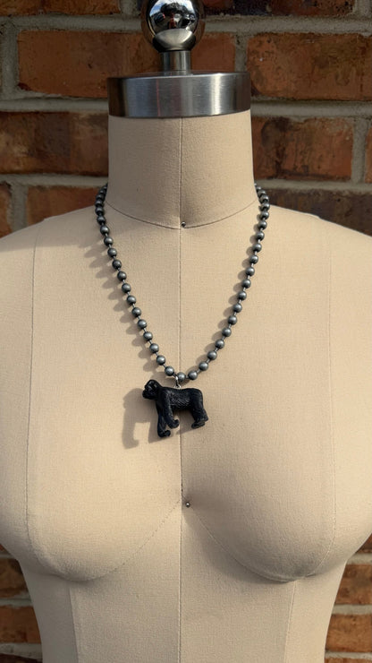 Gorilla Inner Child Animal Necklace - ivyandlavyboutique ivyandlavyboutique