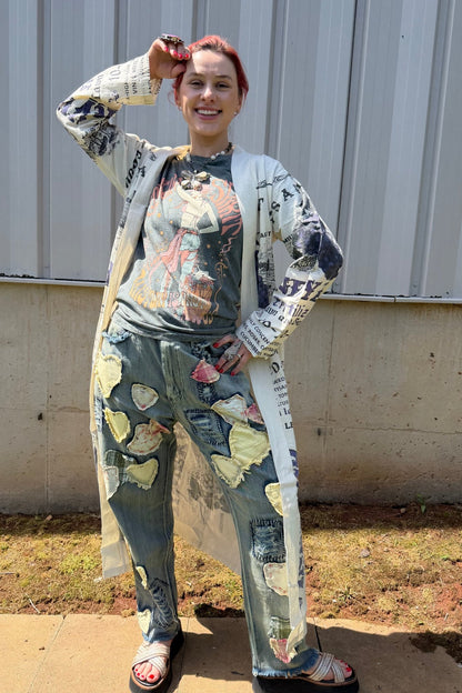 Grape Maxi Blazer - ivyandlavyboutique Kathmandu Imports