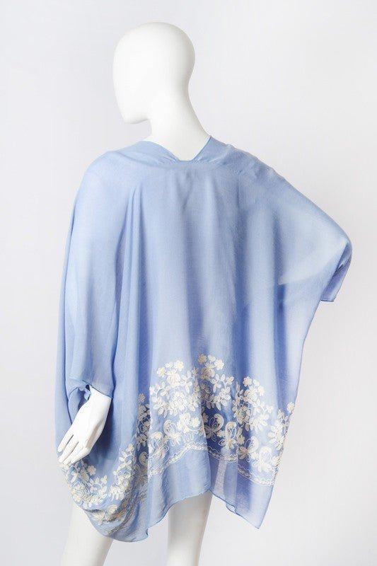 Gwens Embroidered Stitch Kimono - ivyandlavyboutique Leto Accessories
