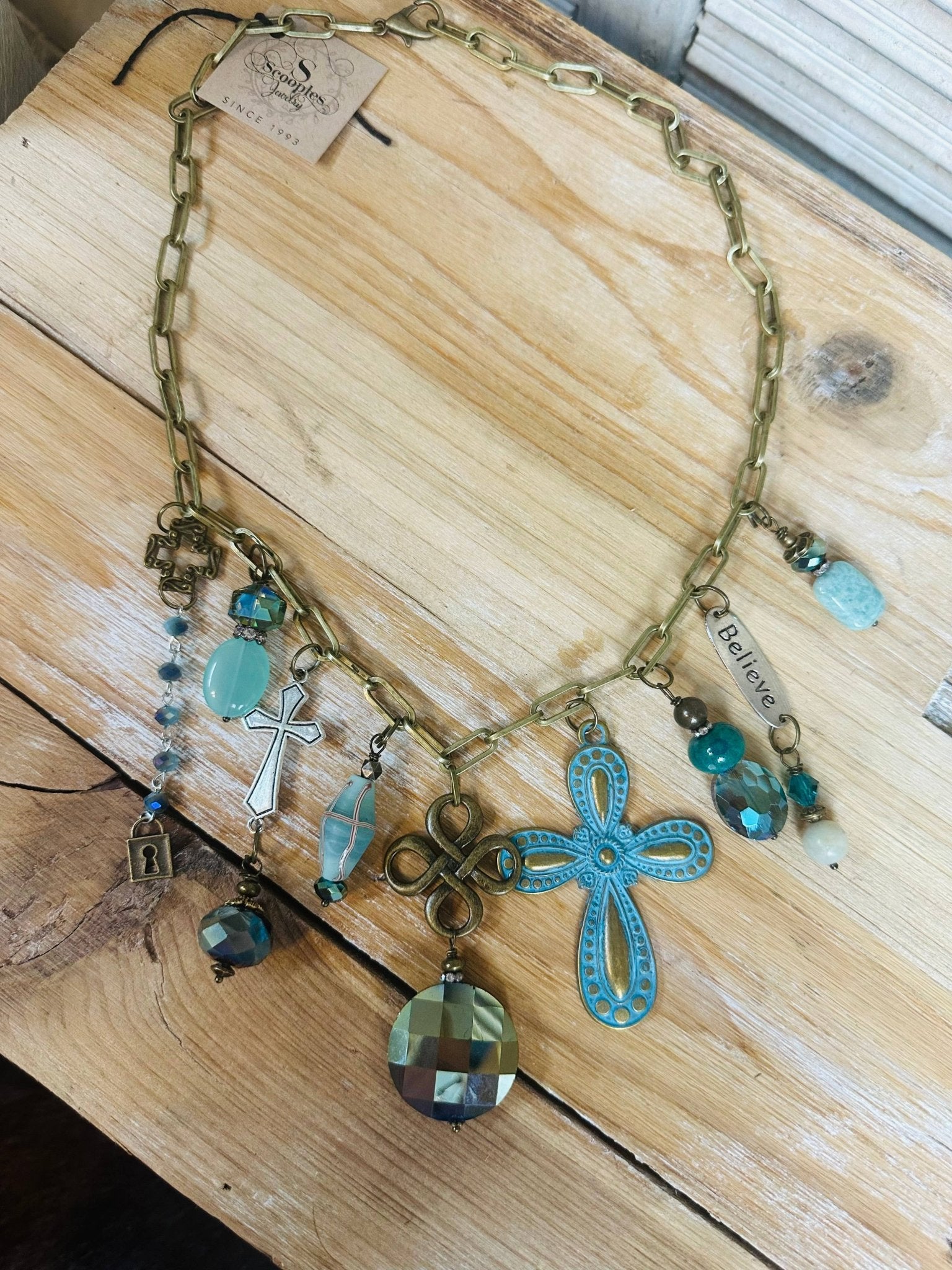 Gypsy Junk Original - Blues Neck  - ivyandlavyboutique Scooples Jewelry