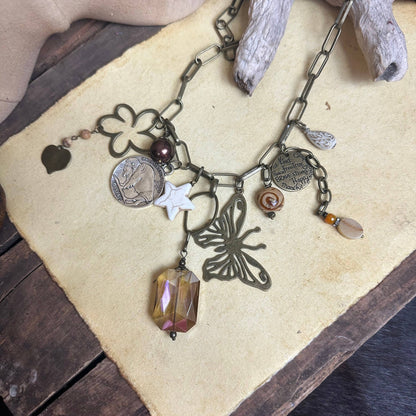 Gypsy Junk Original Necklace in Dutton Combo - ivyandlavyboutique Scooples Jewelry