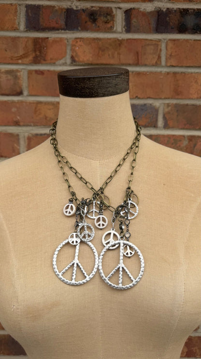 Gypsy Junk Original ~ Silver peace - ivyandlavyboutique Scooples Jewelry