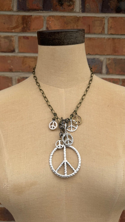 Gypsy Junk Original ~ Silver peace - ivyandlavyboutique Scooples Jewelry