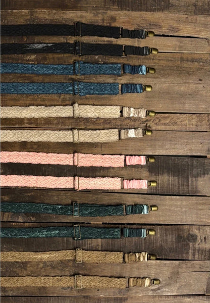 Gypsy Suspenders in Taupe Lace - ivyandlavyboutique Jaded Gypsy