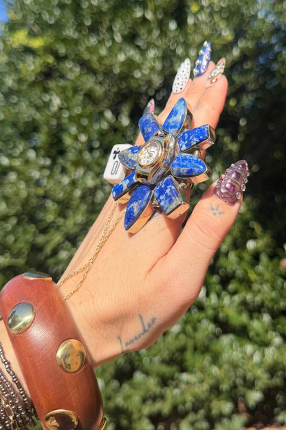 Half Past Lapis Ring - Boho Wanderlust Boutique ivyandlavyboutique