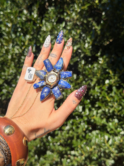 Half Past Lapis Ring - Boho Wanderlust Boutique ivyandlavyboutique
