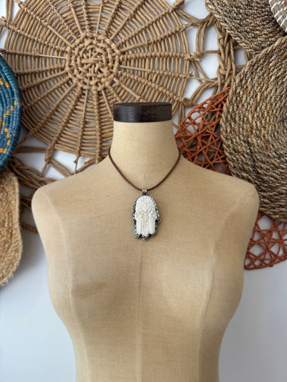 Hamsa Necklace - ivyandlavyboutique ivyandlavyboutique