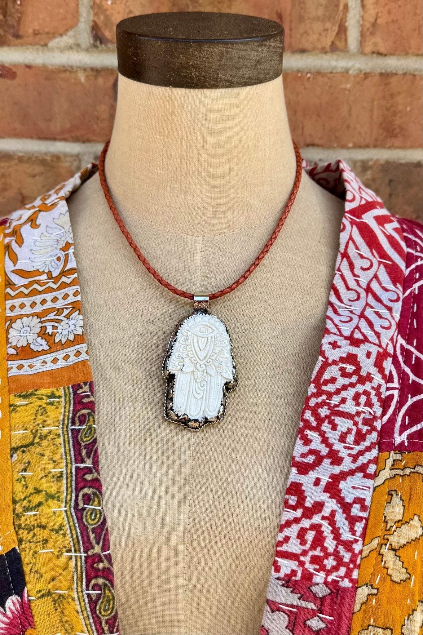 Hamsa Necklace - ivyandlavyboutique ivyandlavyboutique
