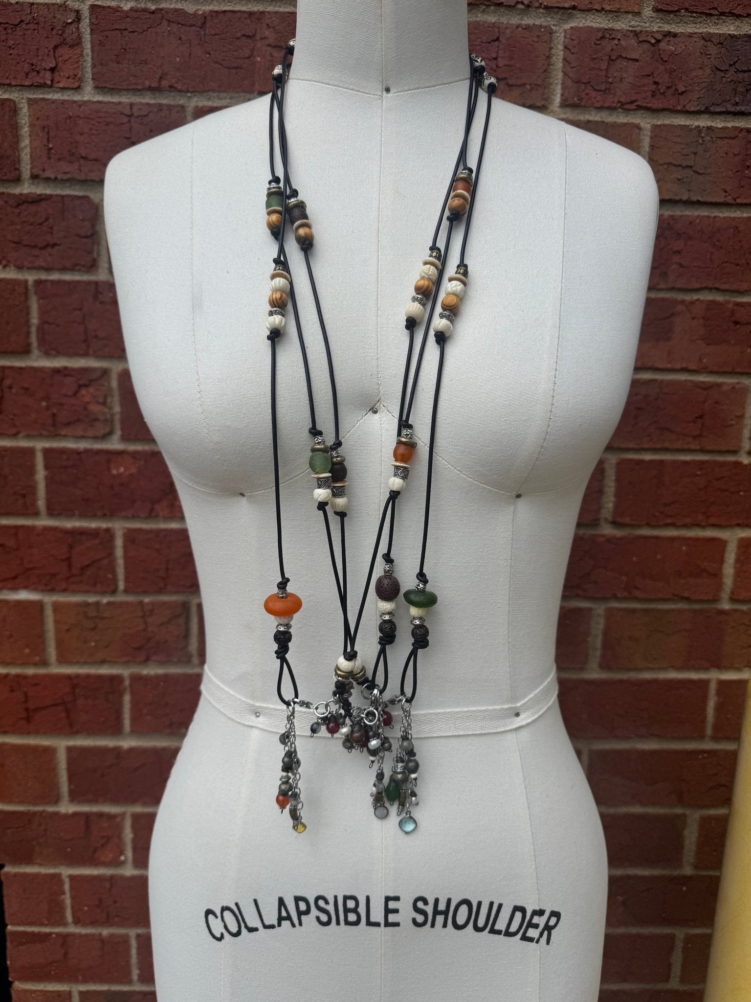 Hand Wrapped Leather Necklaces - Sale Item - ivyandlavyboutique ivyandlavyboutique