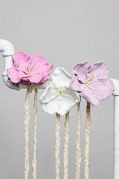 Handmade Trim Detail Crochet Flower Belt - ivyandlavyboutique Pol Clothing