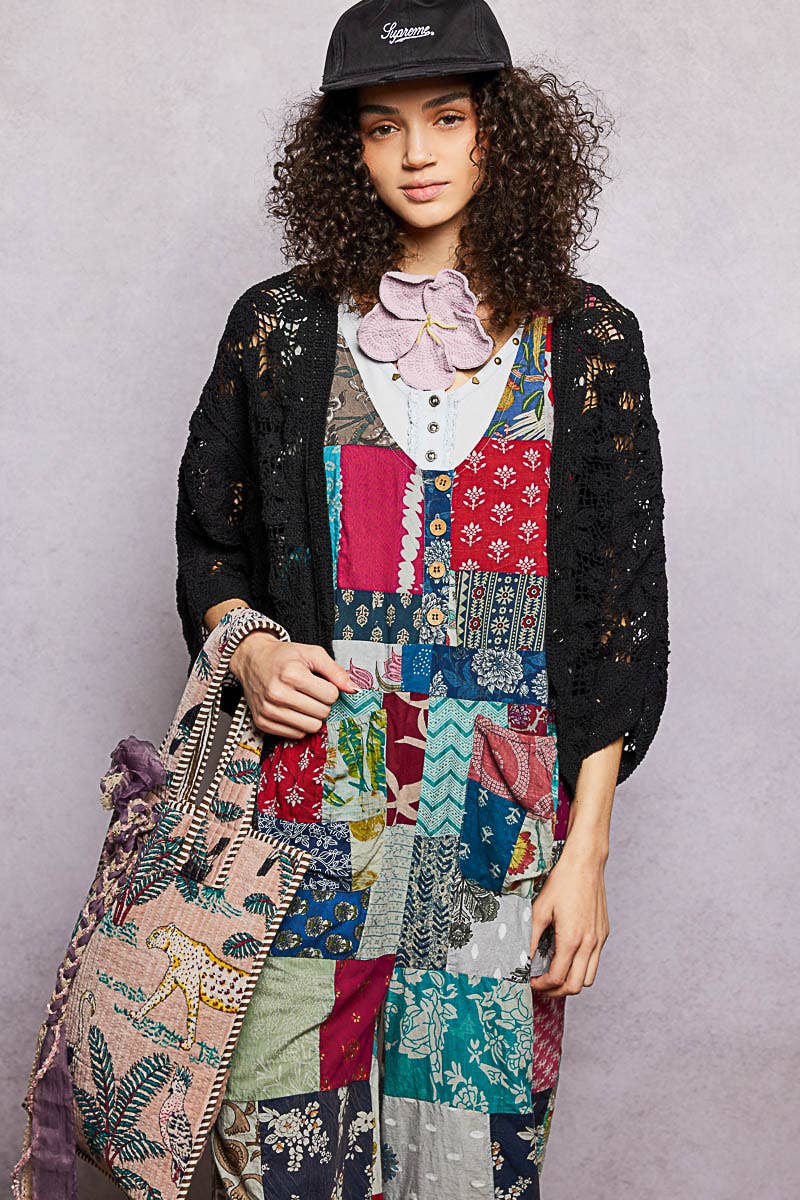 Handmade Trim Detail Crochet Flower Belt - ivyandlavyboutique Pol Clothing