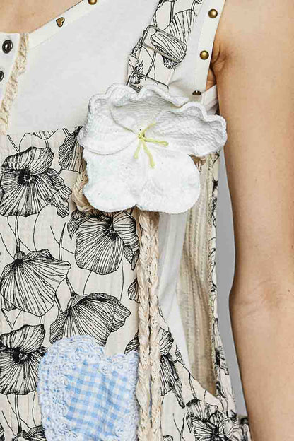 Handmade Trim Detail Crochet Flower Belt - ivyandlavyboutique Pol Clothing