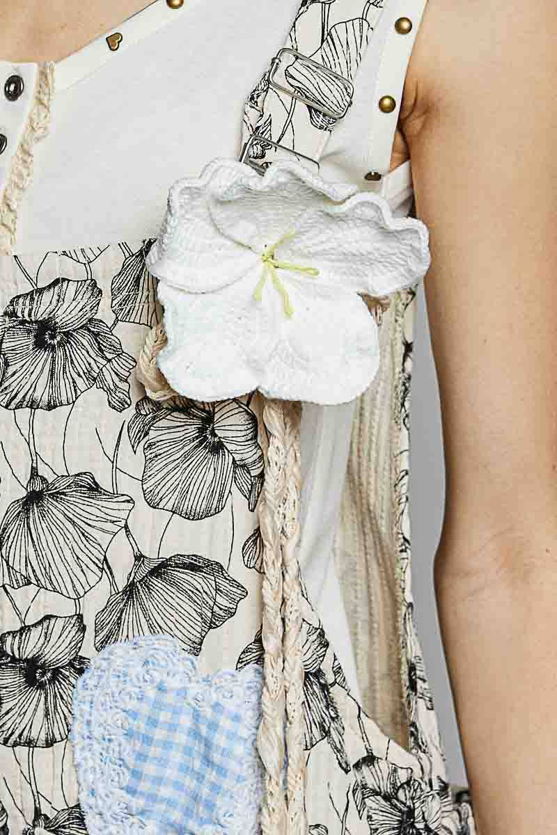 Handmade Trim Detail Crochet Flower Belt - ivyandlavyboutique Pol Clothing