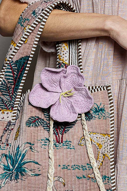 Handmade Trim Detail Crochet Flower Belt - ivyandlavyboutique Pol Clothing