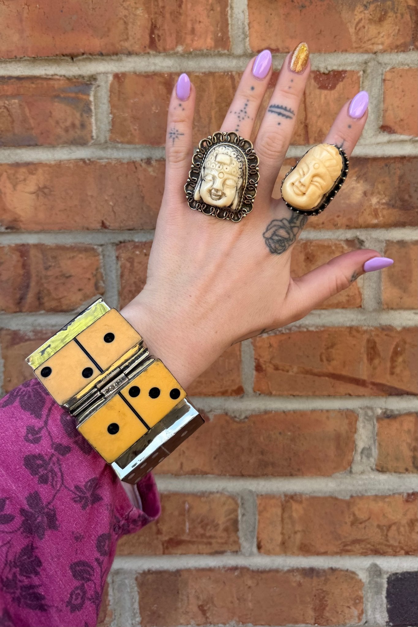 Happy Buddha Ring - Size 7.5 - ivyandlavyboutique ivyandlavyboutique