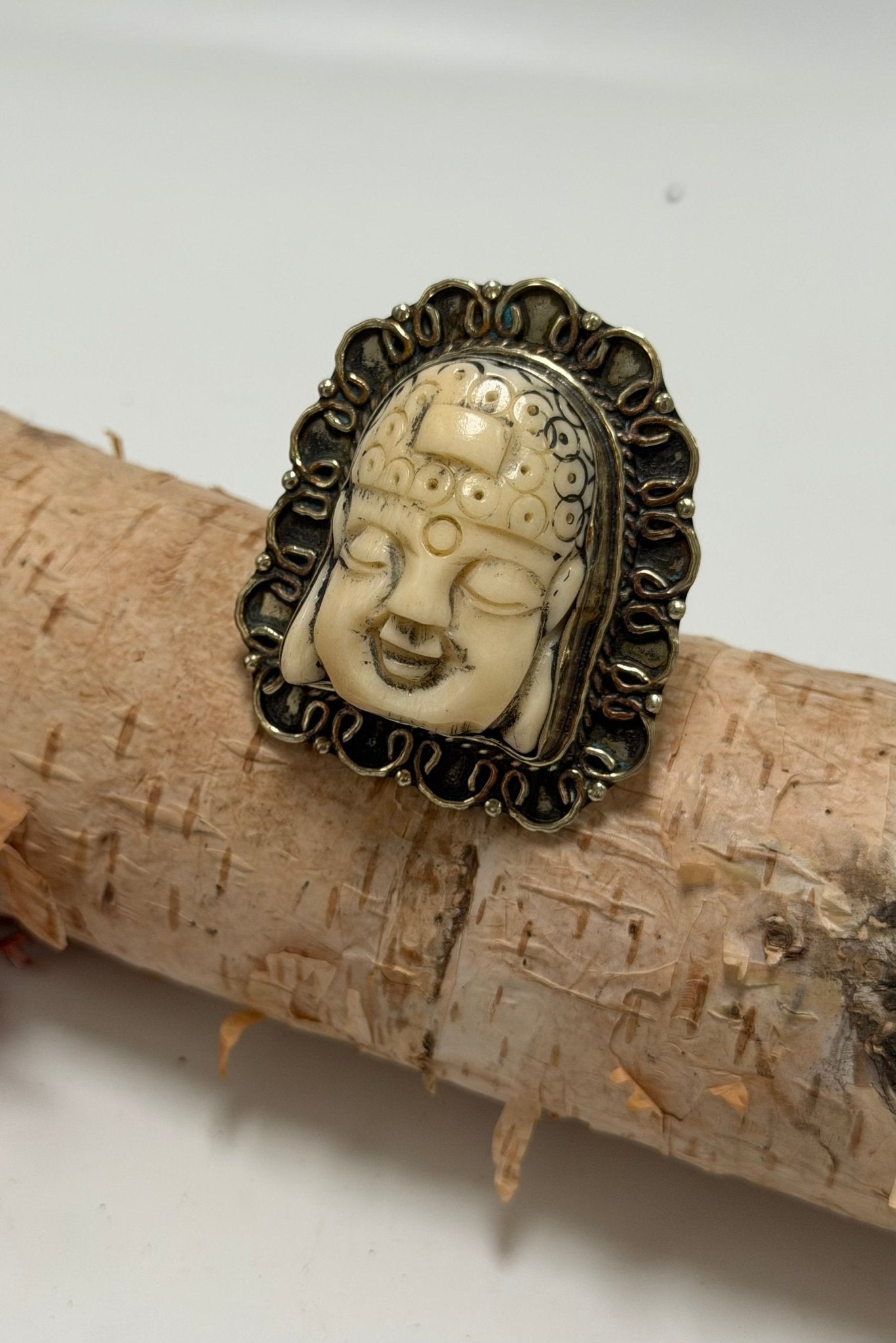 Happy Buddha Ring - Size 9 - ivyandlavyboutique ivyandlavyboutique