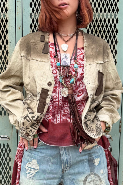 Harvest Thread Jacket - ivyandlavyboutique Jaded Gypsy