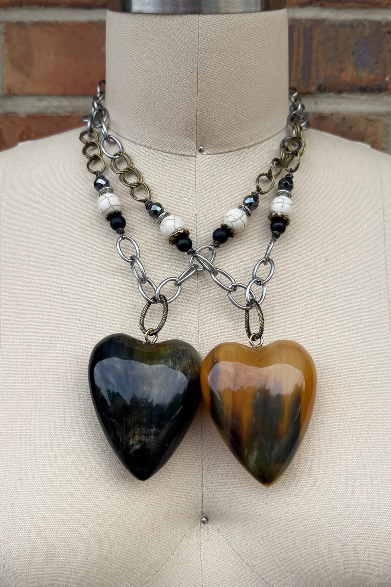 Heart Land Horn Necklace - ivyandlavyboutique ivyandlavyboutique