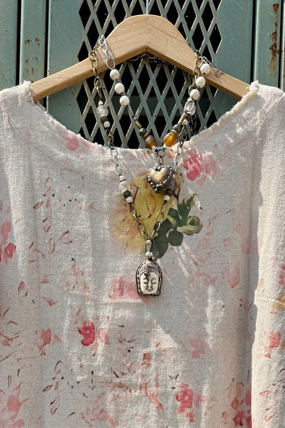Heart of Brass Short Handmade Necklace - ivyandlavyboutique ivyandlavyboutique