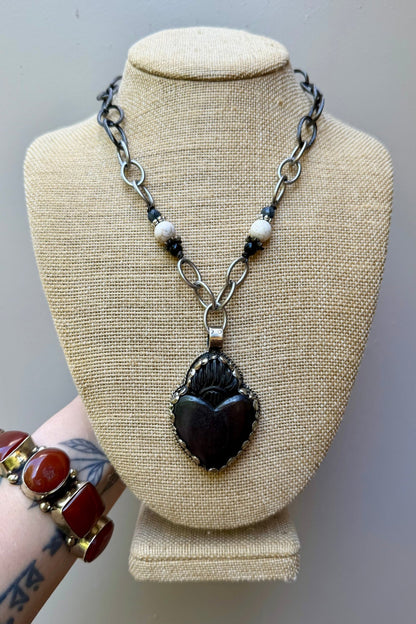 Heart of Night Necklace - ivyandlavyboutique ivyandlavyboutique