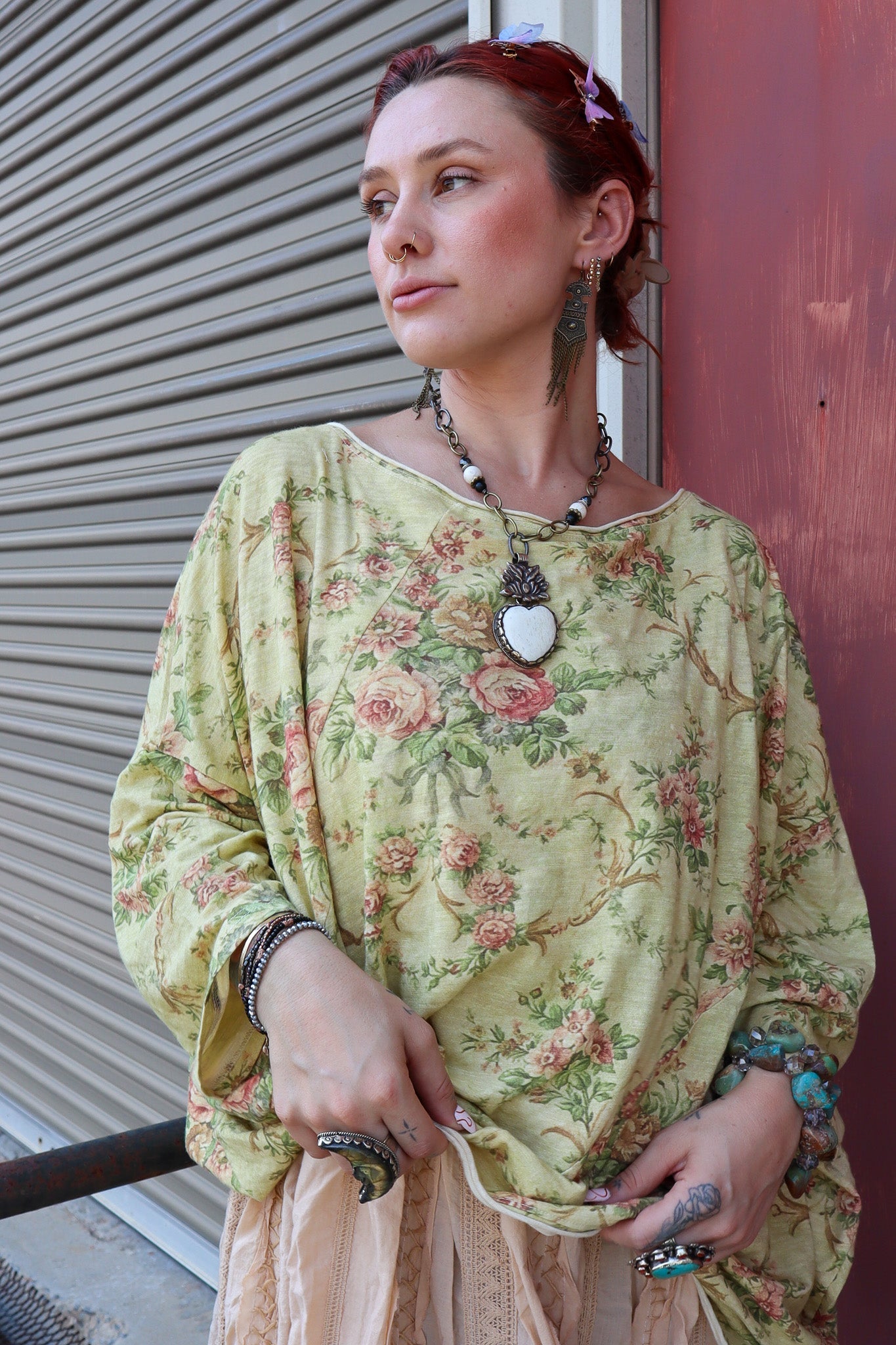 Heart on Fire Statement Necklace - ivyandlavyboutique Spirit Lala