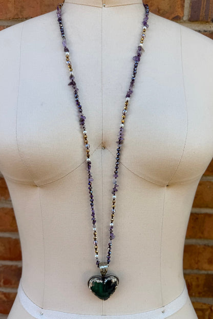 Heart On My Sleeve Necklace - Boho Wanderlust Boutique Boho Wanderlust Boutique