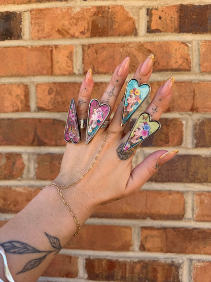 Heart Ring in Frida - ivyandlavyboutique ivyandlavyboutique