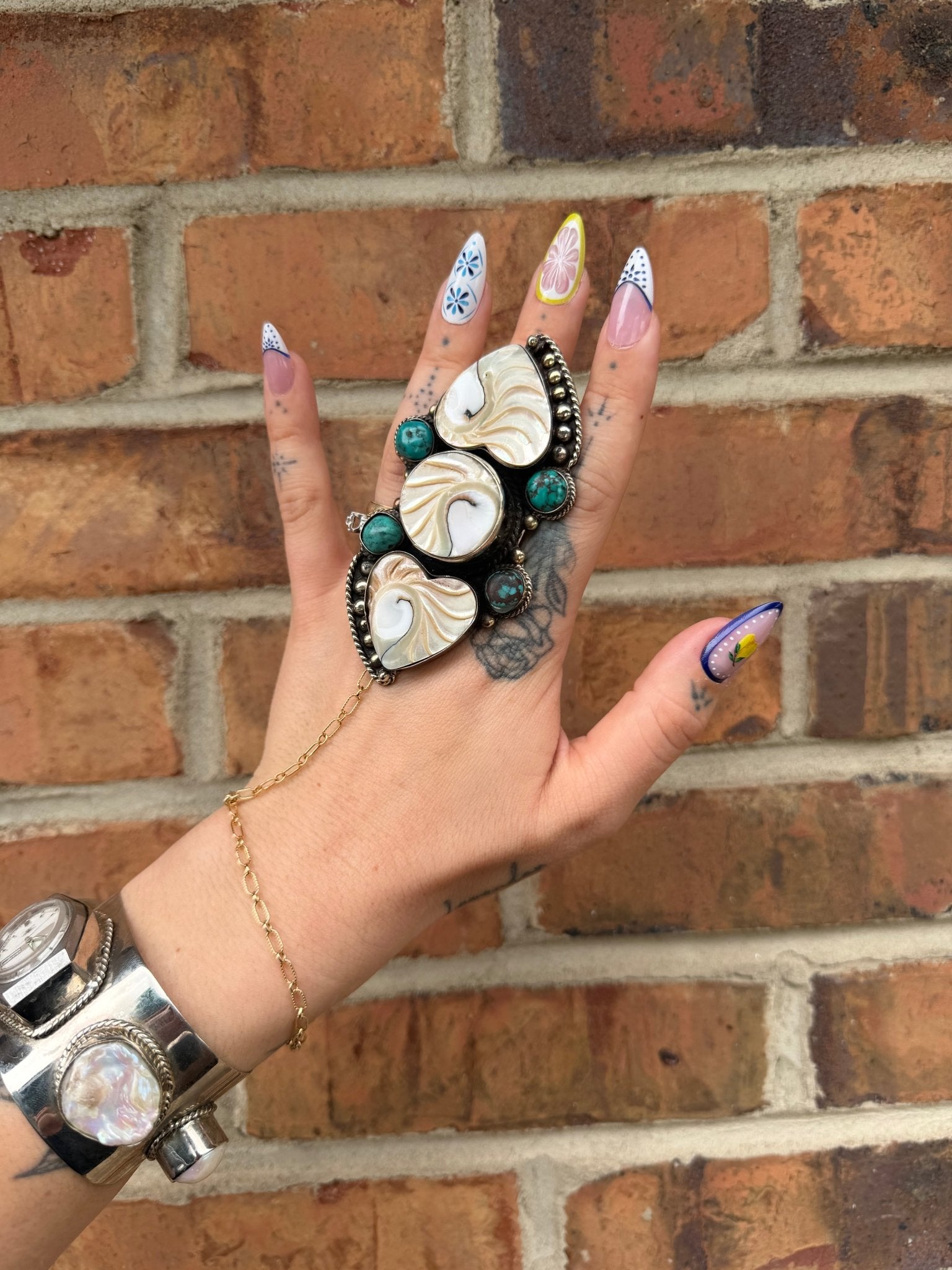 Heart Stack Statement Ring - ivyandlavyboutique ivyandlavyboutique