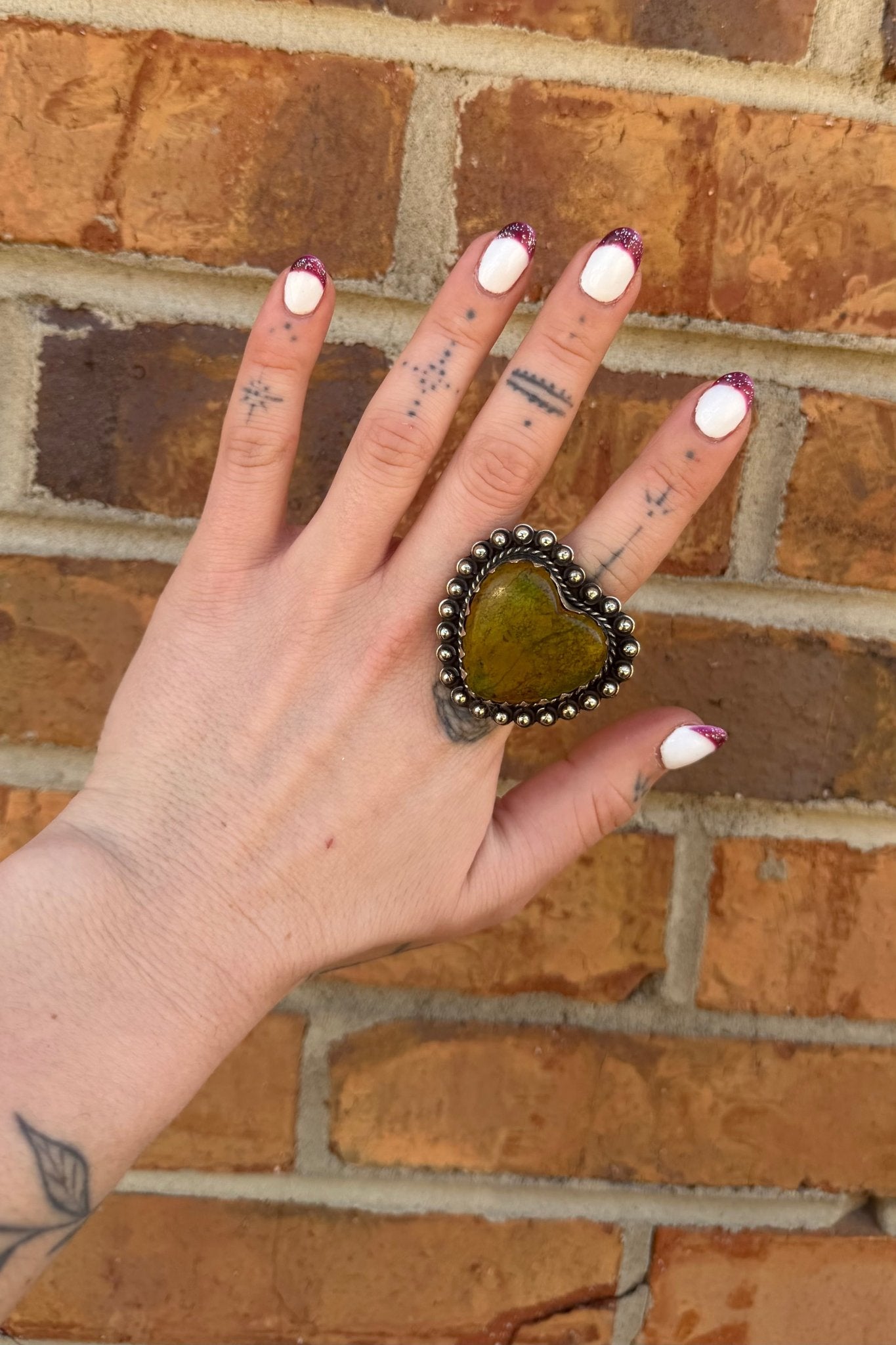 Hearts for You Neutral Ring - ivyandlavyboutique ivyandlavyboutique