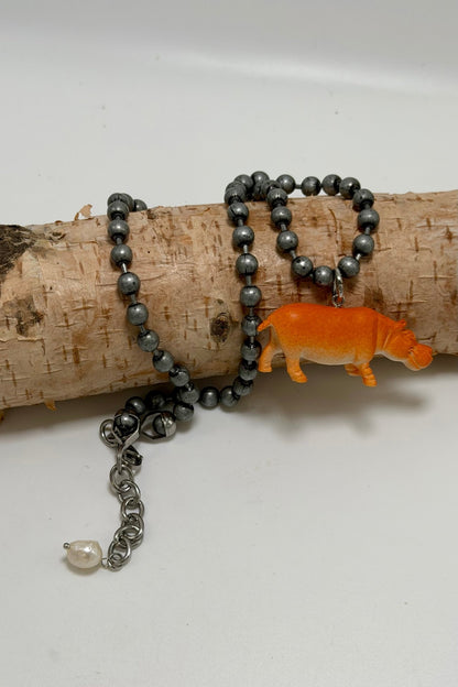 Hippo Inner Child Animal Necklace - ivyandlavyboutique ivyandlavyboutique