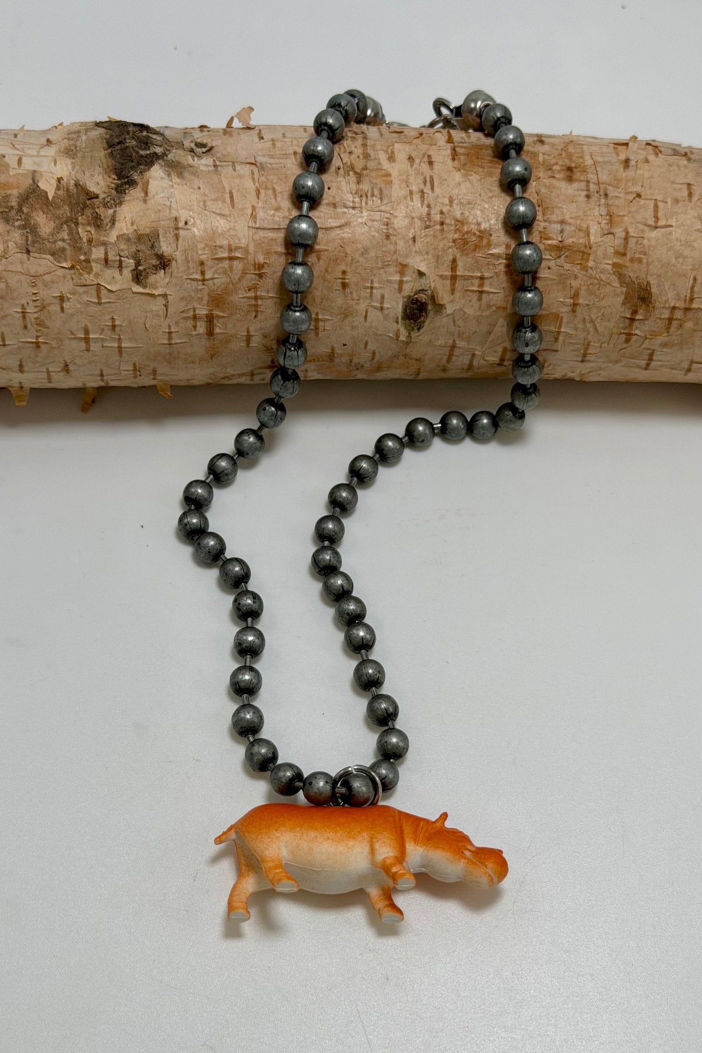 Hippo Inner Child Animal Necklace - ivyandlavyboutique ivyandlavyboutique