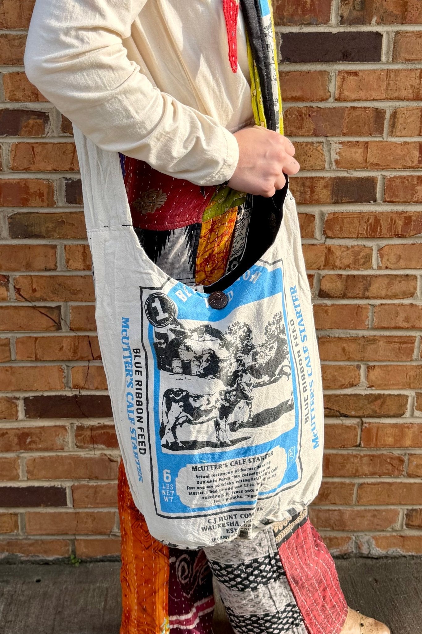 Hobo Bag COW - ivyandlavyboutique Kathmandu Imports