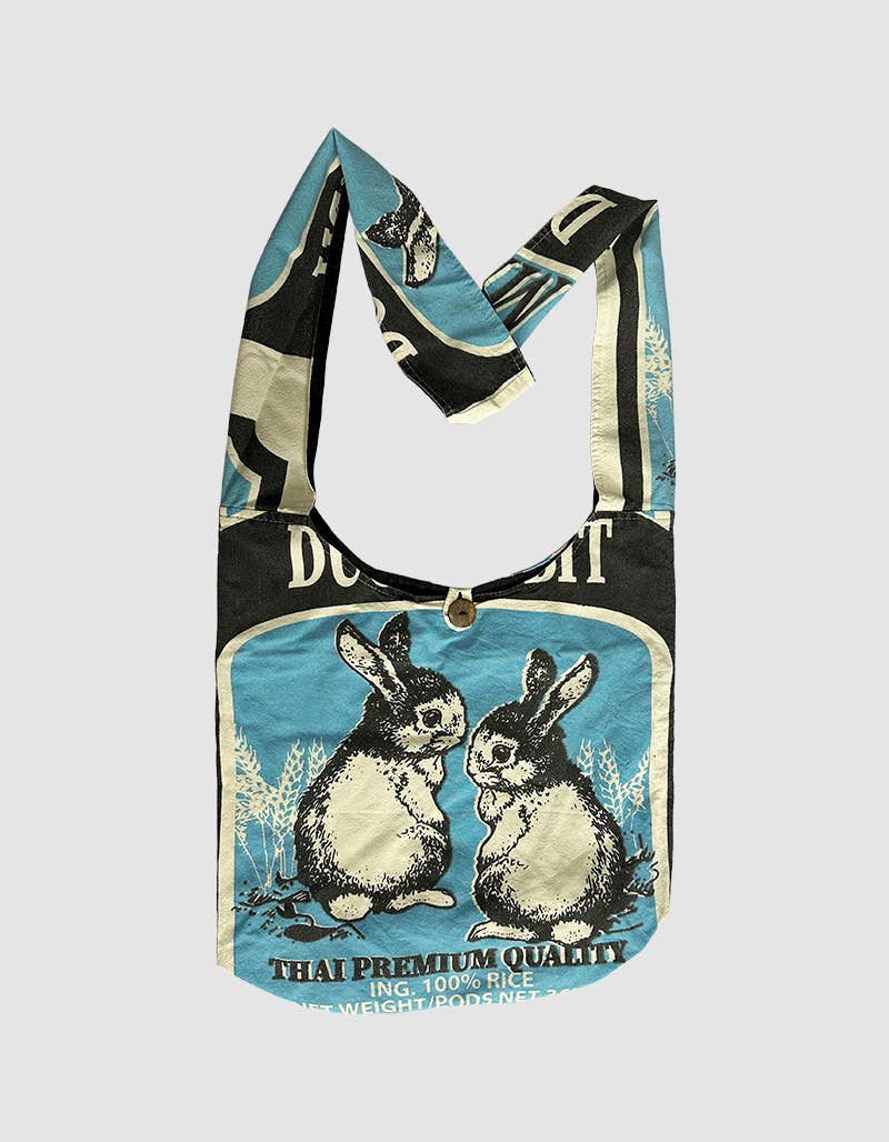 Hobo Bag in RABBIT - ivyandlavyboutique Kathmandu Imports