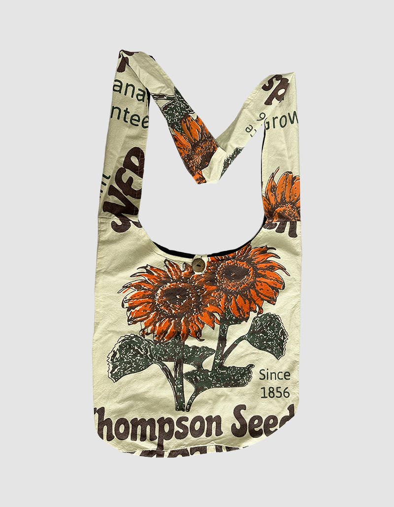 Hobo Bag in SUNFLOWER - ivyandlavyboutique Kathmandu Imports