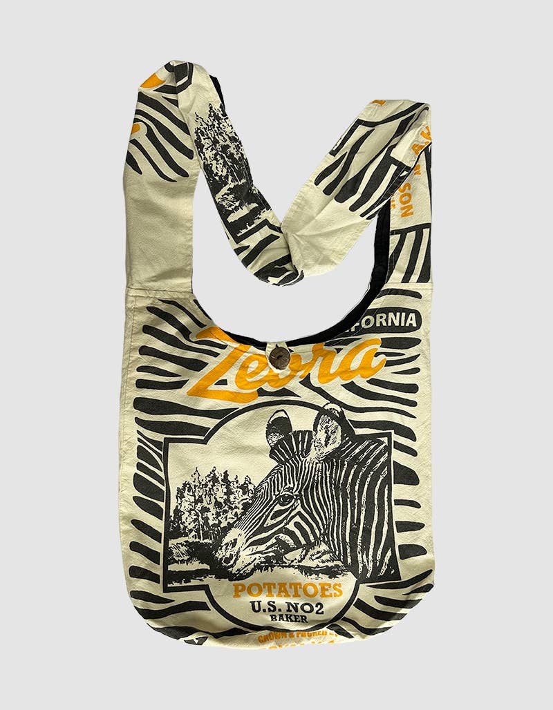 Hobo Bag in ZEBRA - ivyandlavyboutique Kathmandu Imports