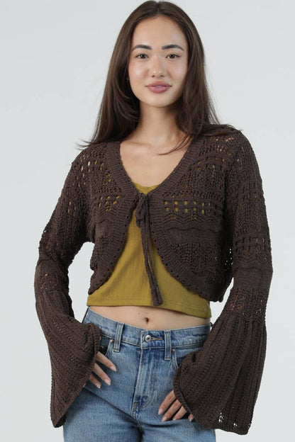 Holly Knit Bell Layering Sweater - ivyandlavyboutique ANGIE