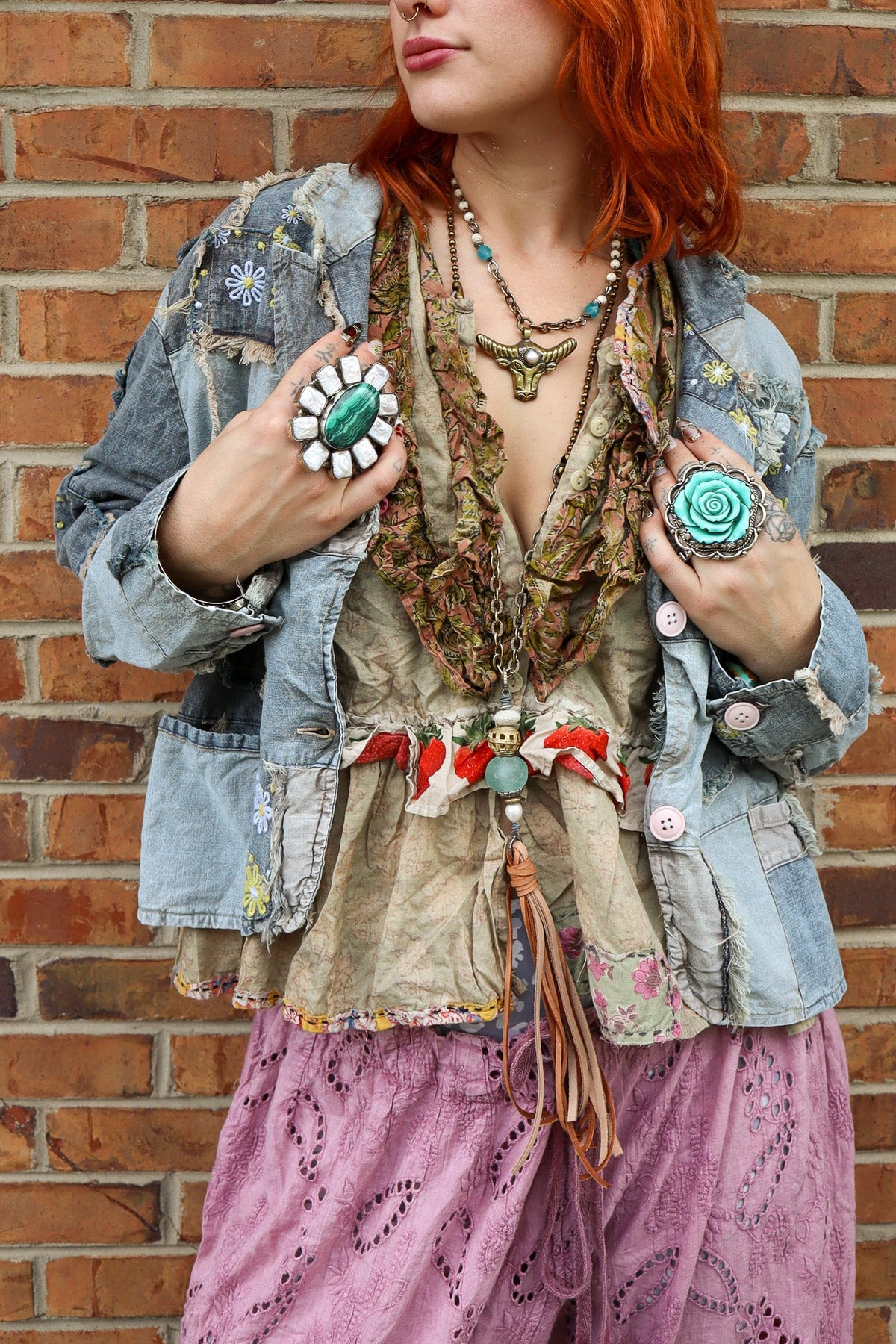 Honey Bloom Top in Moss - ivyandlavyboutique Jaded Gypsy