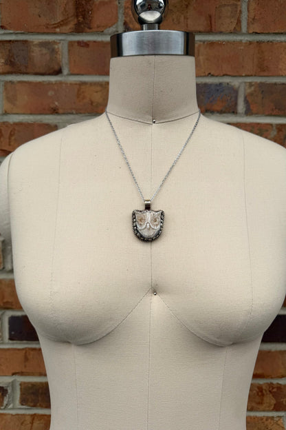 Hoot Hoot Owl Head on Chain - ivyandlavyboutique ivyandlavyboutique