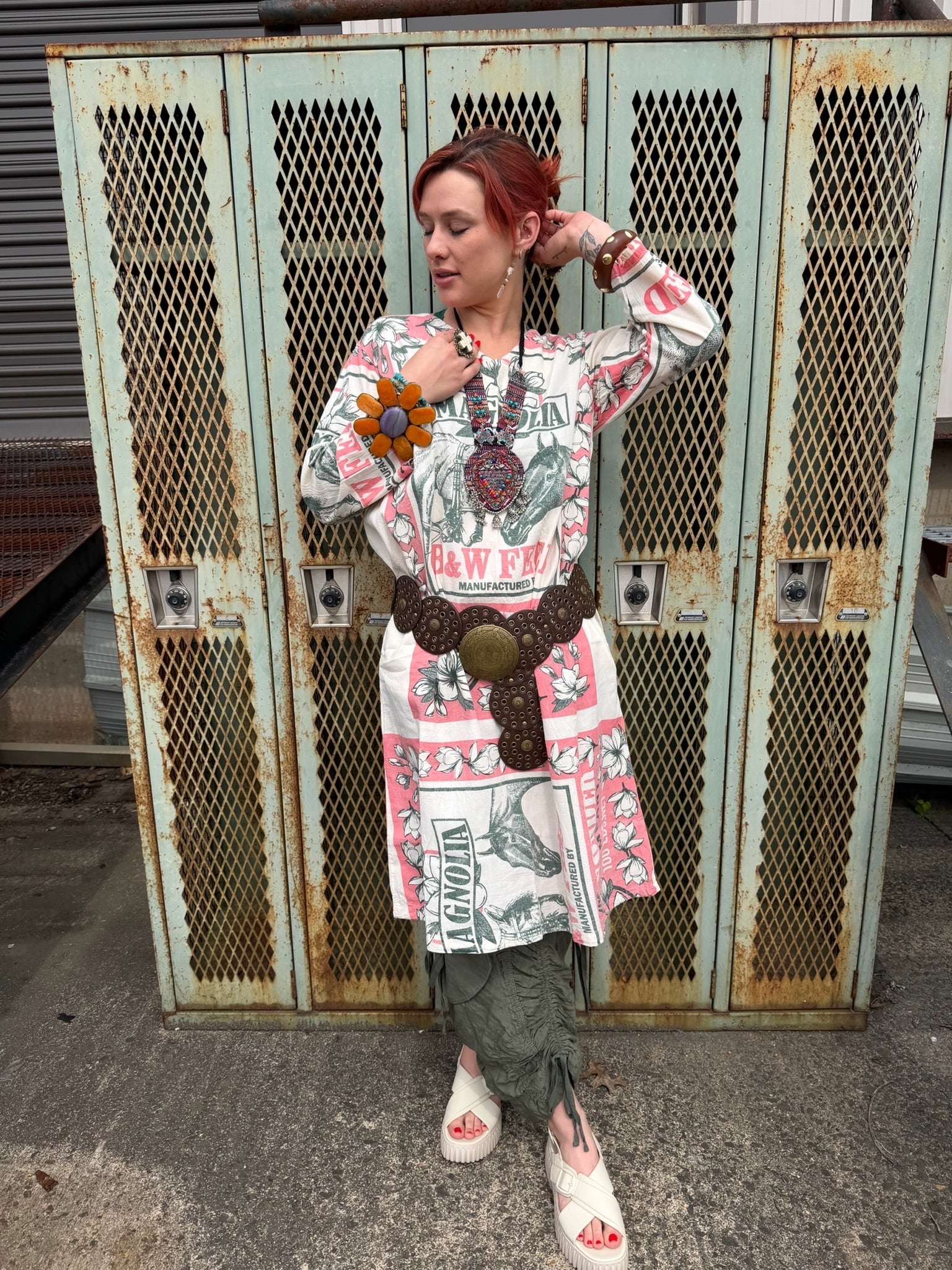 Horse long Sleeve Dress - ivyandlavyboutique Kathmandu Imports
