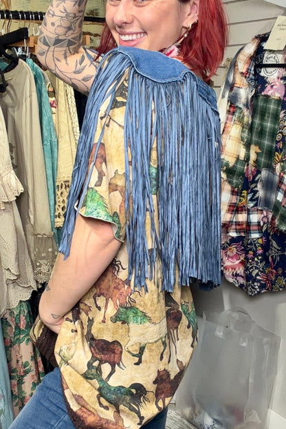 Horse Tee Shirt - ivyandlavyboutique A Rare Bird Shop