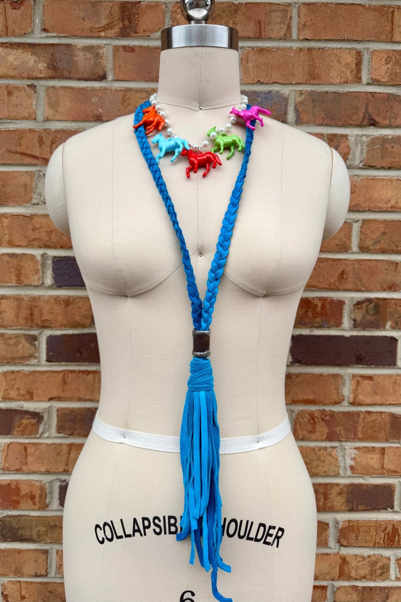 Horsing Around Choker Necklace - ivyandlavyboutique Beths Addiction