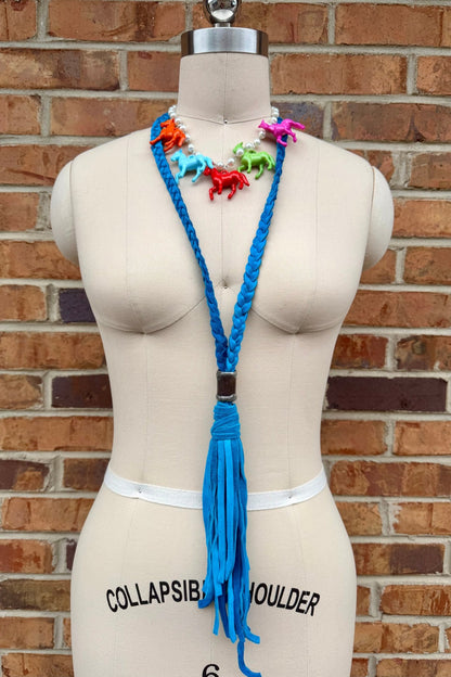 Horsing Around Choker Necklace - ivyandlavyboutique Beths Addiction