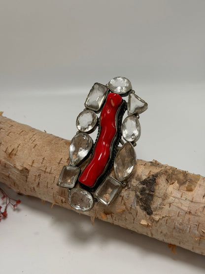 Hot Cheeto Crystal Log Ring - ivyandlavyboutique ivyandlavyboutique