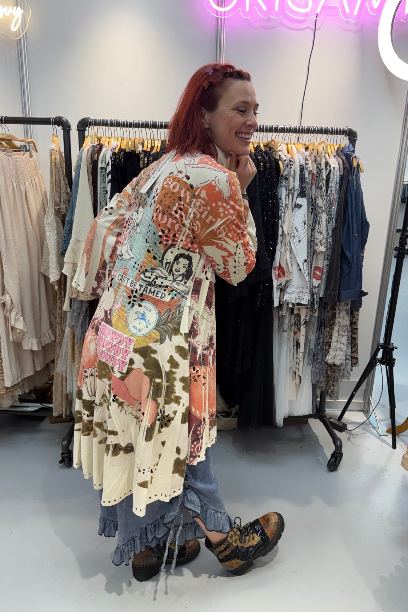 Howdy Jacket - ivyandlavyboutique Origami Apparel ~ Lace and Crochet inspired