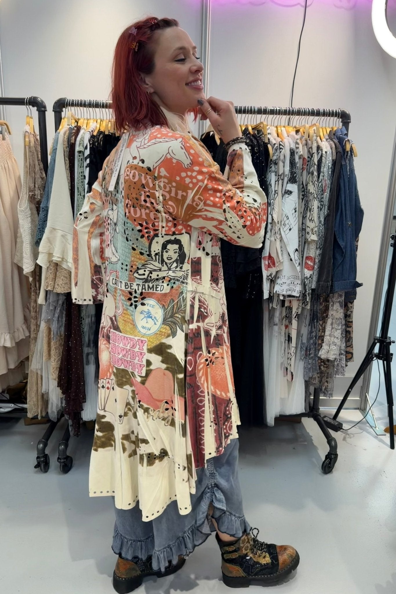 Howdy Jacket - ivyandlavyboutique Origami Apparel ~ Lace and Crochet inspired