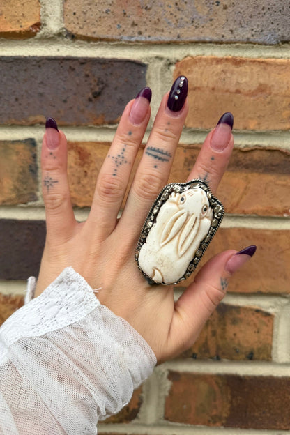 Hunting Rabbit Ring - ivyandlavyboutique ivyandlavyboutique
