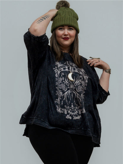 Kantha Bae As Above So Below Print Top