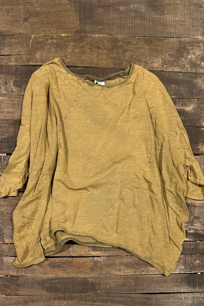Sale - Be Free Cotton Oversized Mineral Washed Top