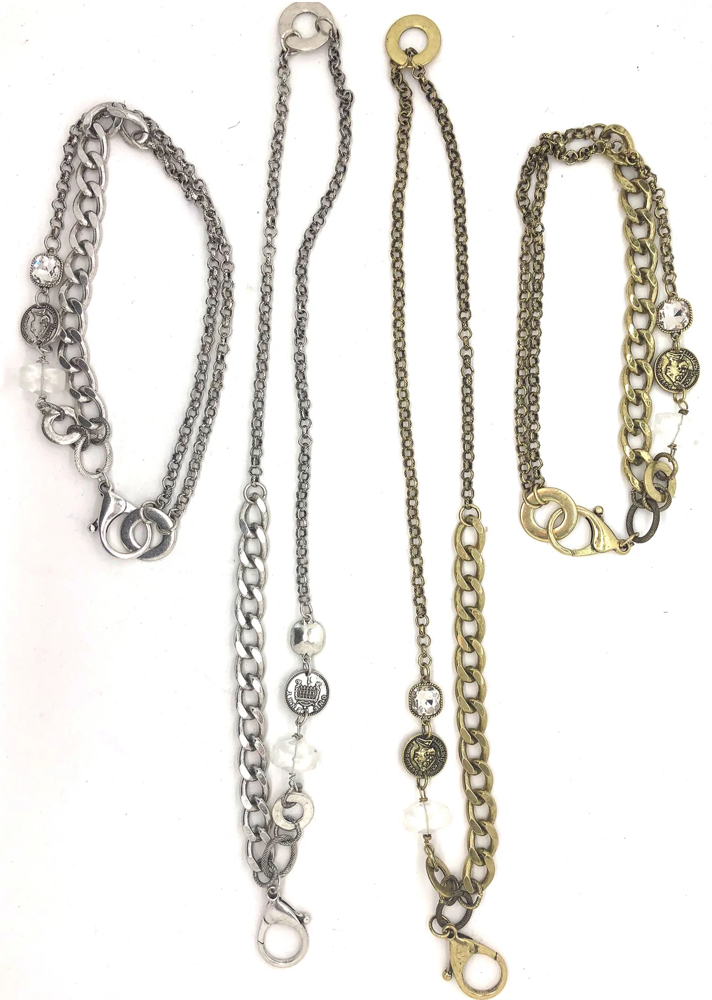 2 Ways Convertible Chain Choker Necklace