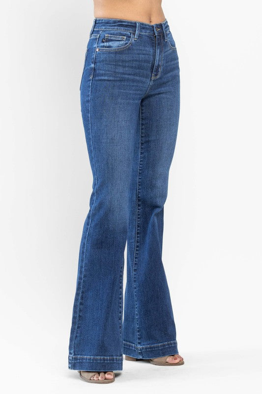 Sale - Judy Blue - High Waisted Classic Denim Flares